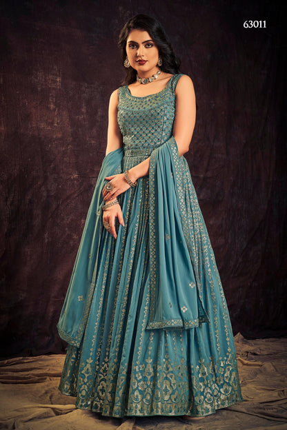 Zoya Vol 3 Designer Occasion Wear Gown D.No 63011 - Anant Exports