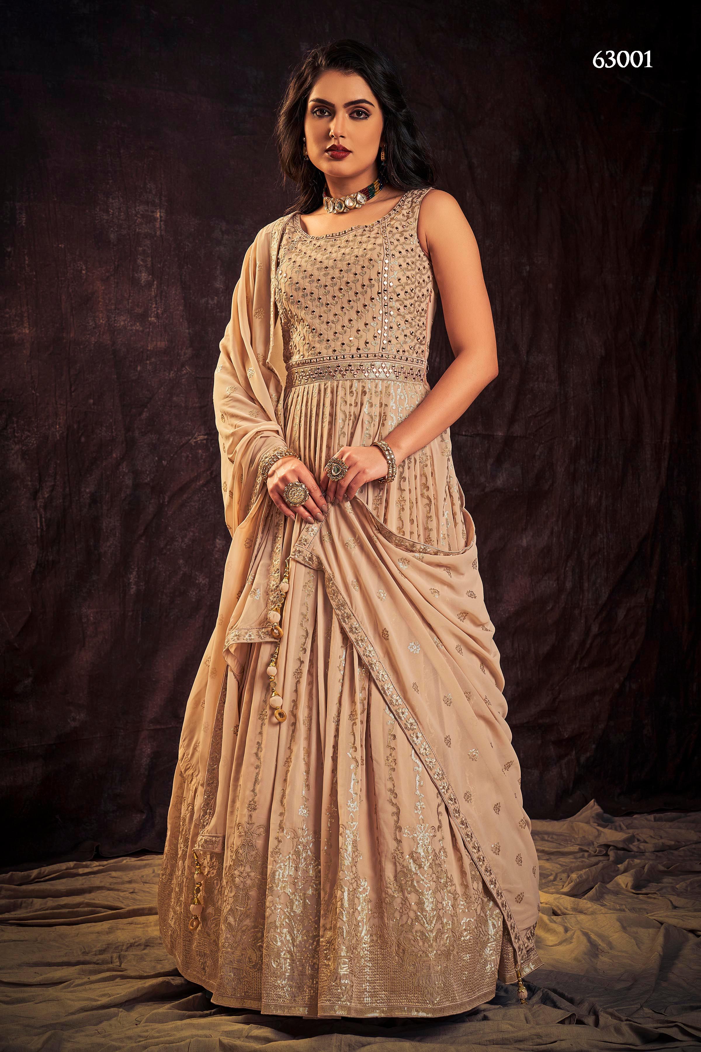 Zoya Vol 3 Designer Occasion Wear Gown D.No 63001 - Anant Exports