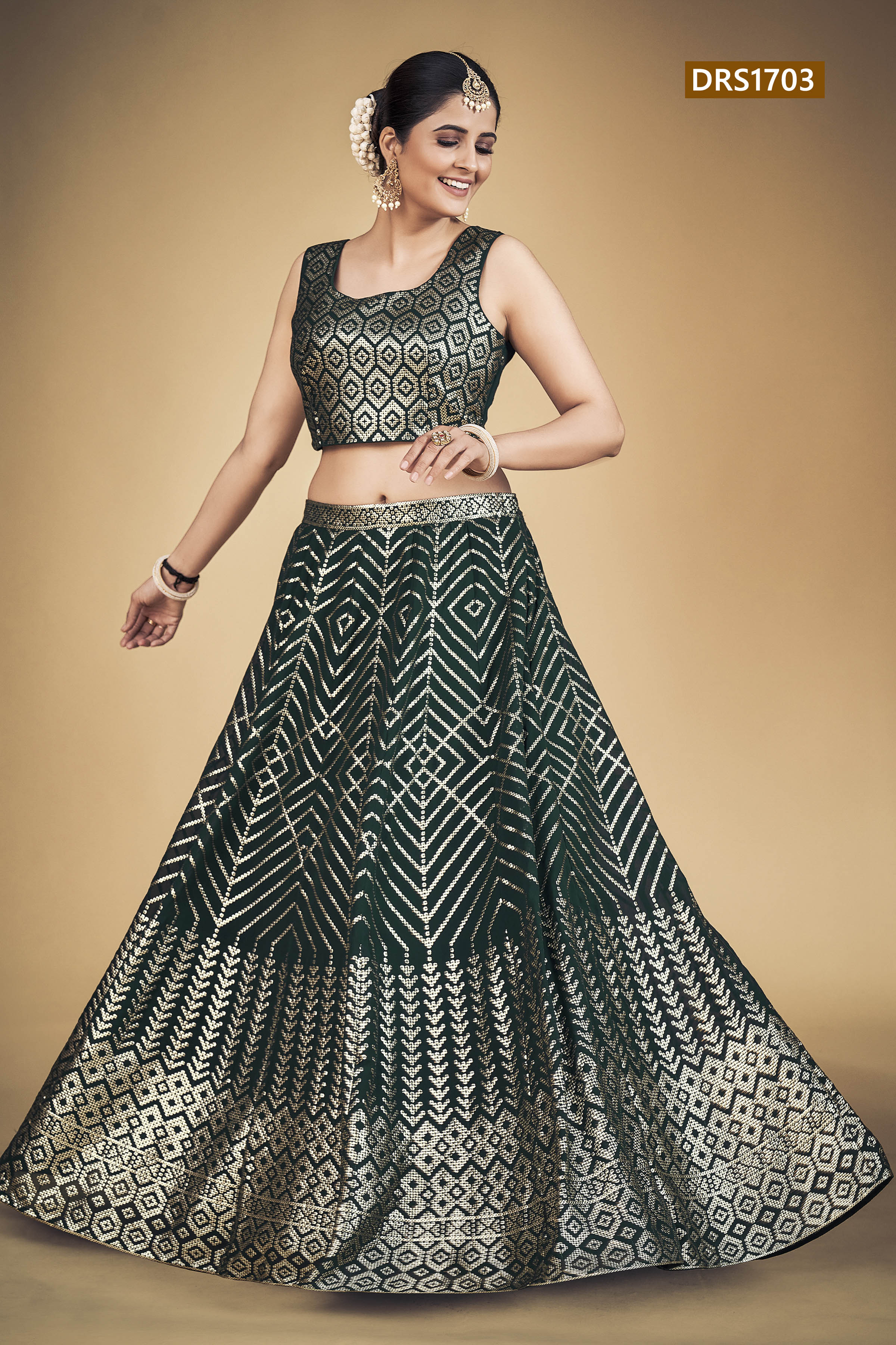 Sophia Designer Fancy Wear Lehenga D.No 1703