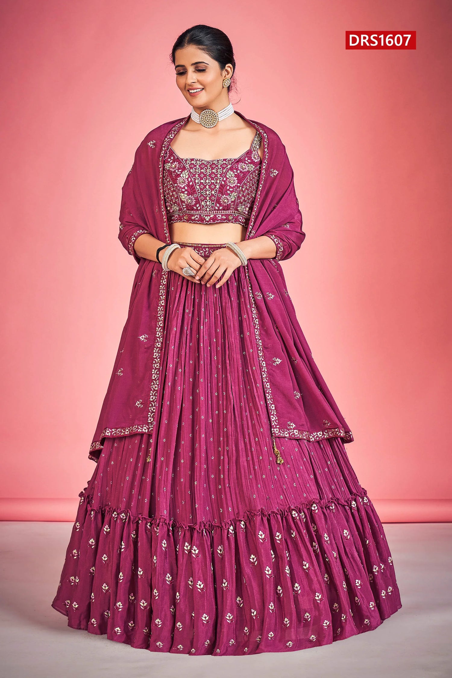 Regina Designer Occasion Wear Lehenga D.No 1607 - Anant Exports