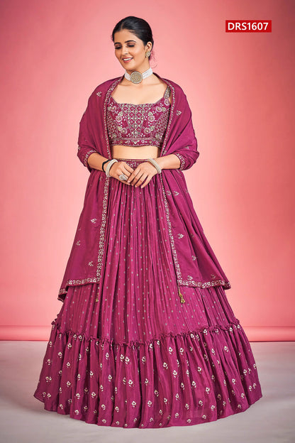 Regina Designer Occasion Wear Lehenga D.No 1607 - Anant Exports