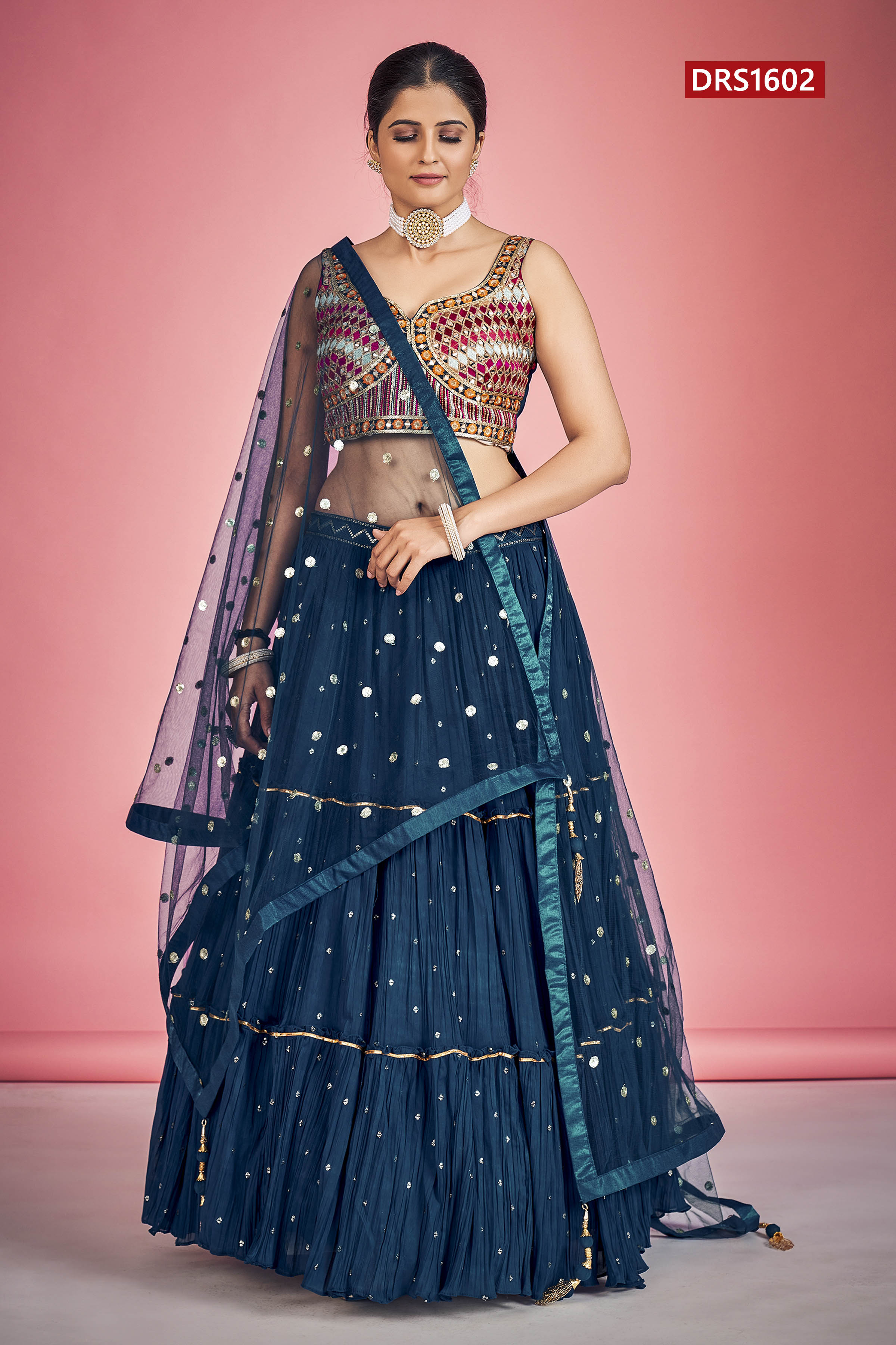 Regina Designer Occasion Wear Lehenga D.No 1602