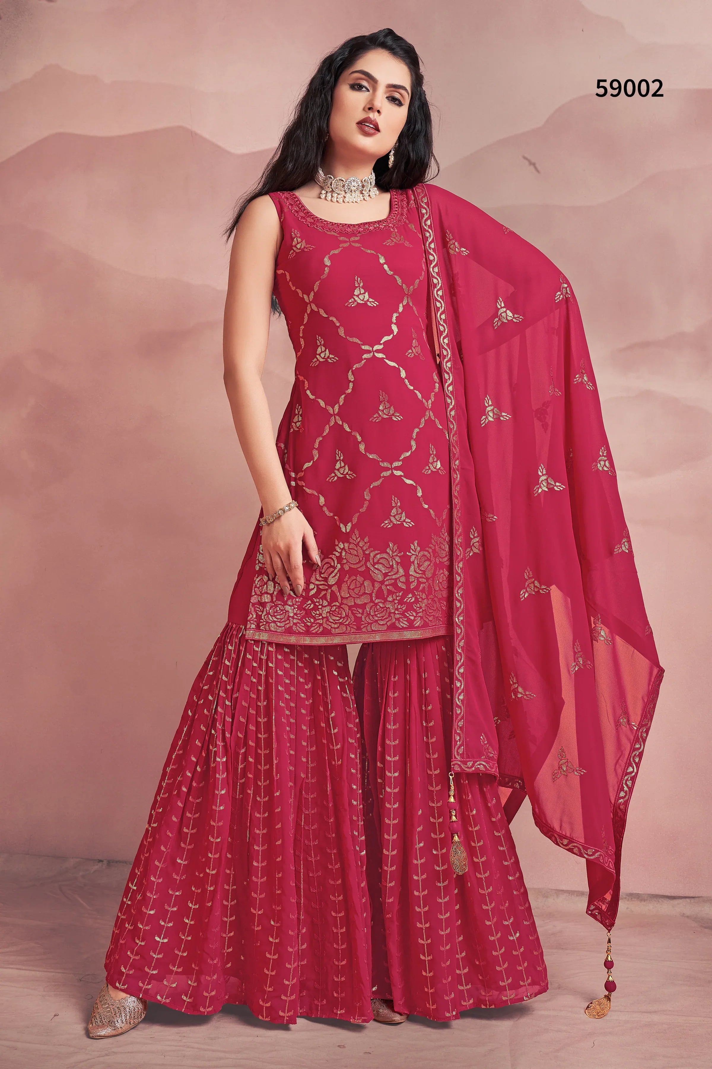 Noorani Vol 7 Designer Occasion Wear Suit D.No 59002 - Anant Tex Exports Private Limited
