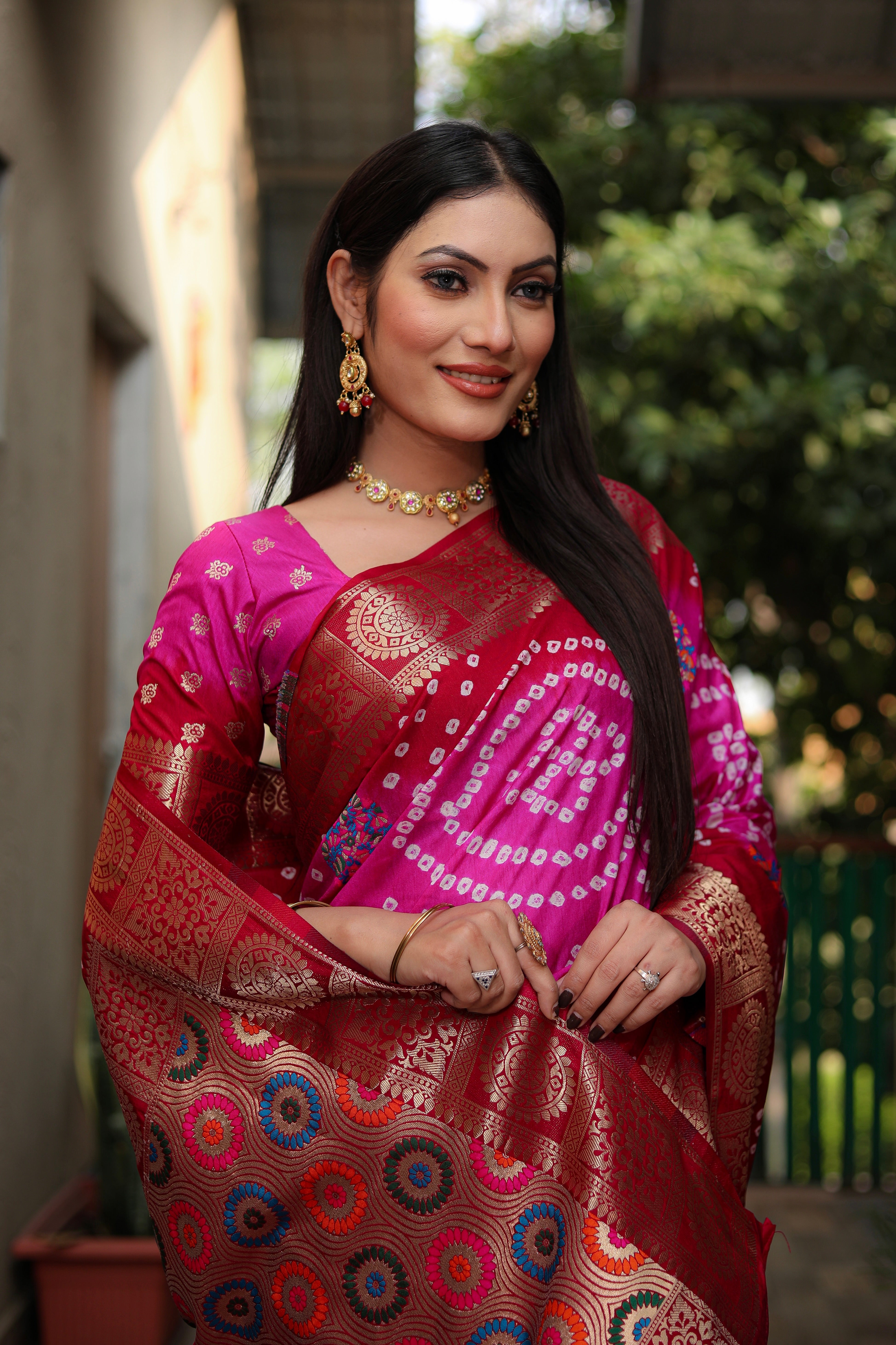 Bandhani Saree