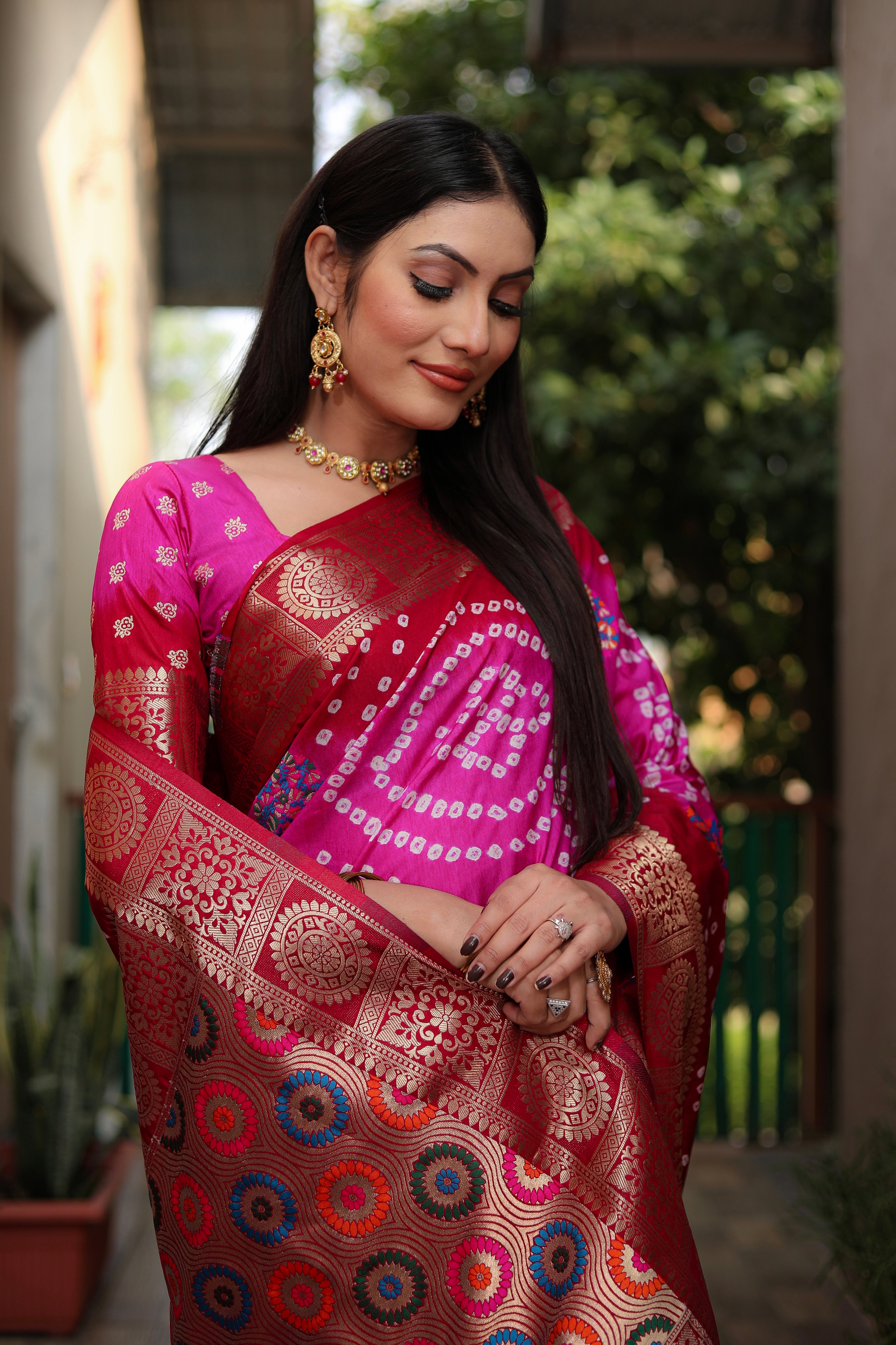 Bandhani Saree