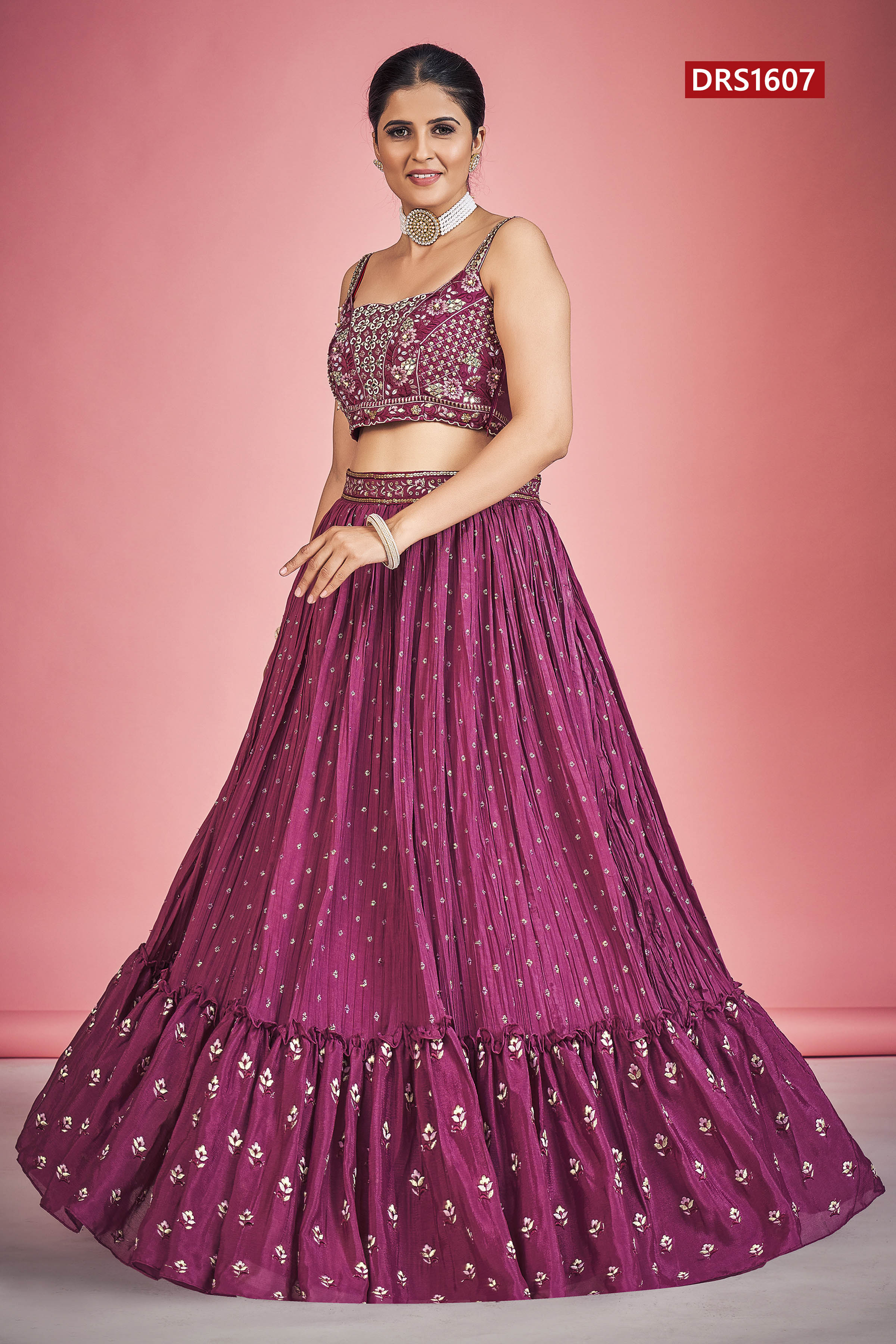 Regina Designer Occasion Wear Lehenga D.No 1607