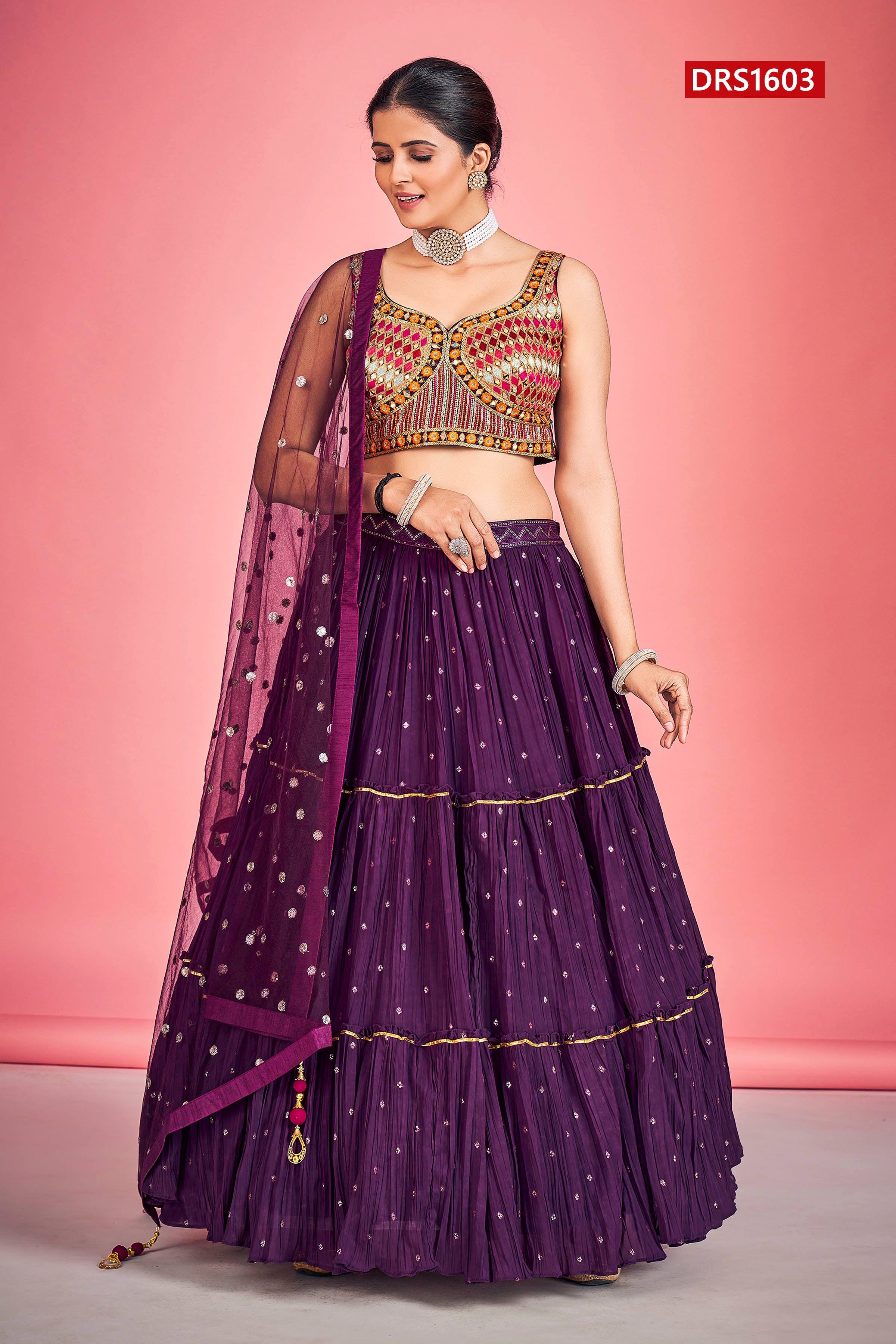 Regina Designer Occasion Wear Lehenga D.No 1603