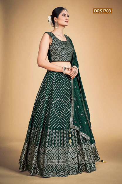 Sophia Designer Fancy Wear Lehenga D.No 1703 - Anant Exports