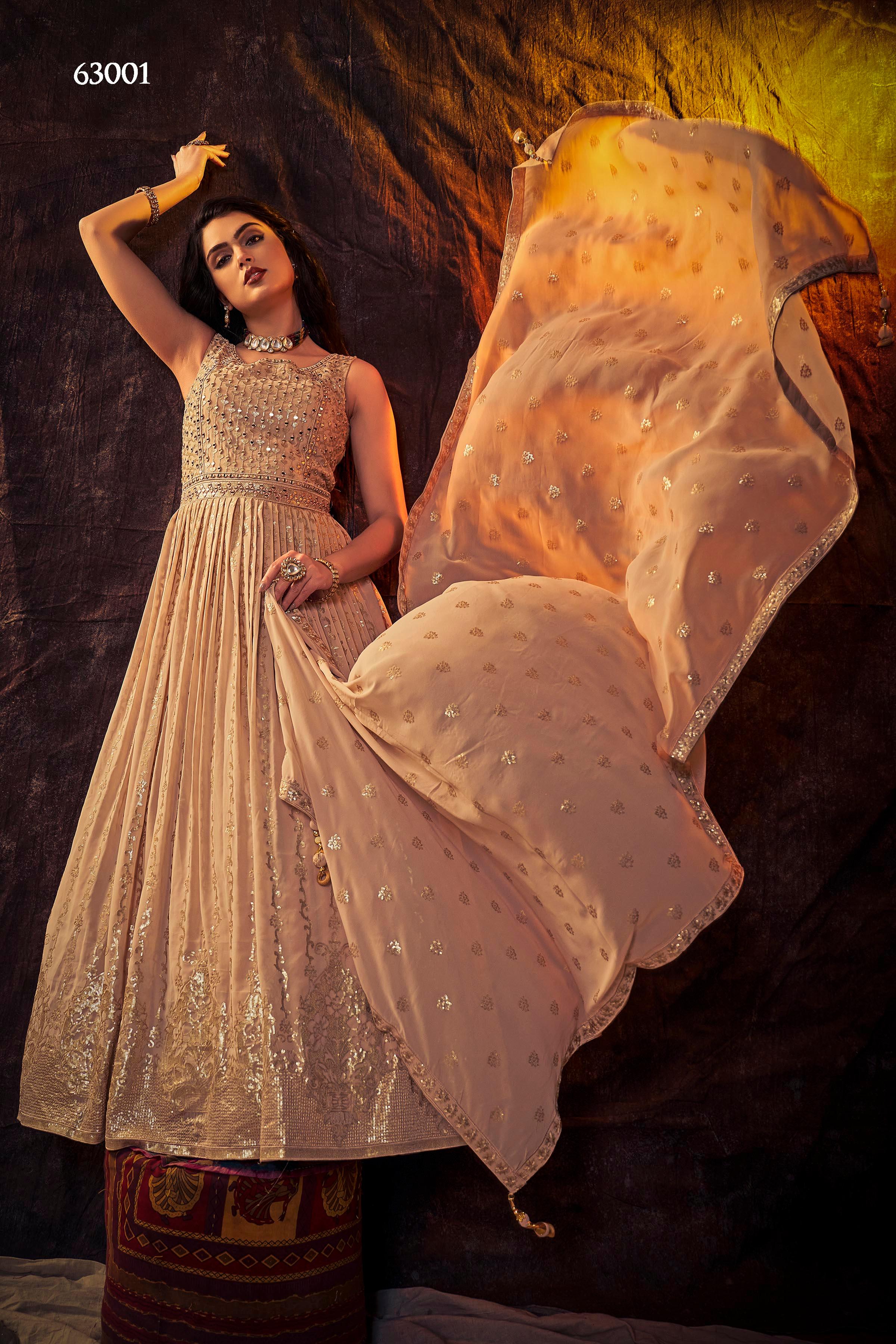 Zoya Vol 3 Designer Occasion Wear Gown D.No 63001 - Anant Exports