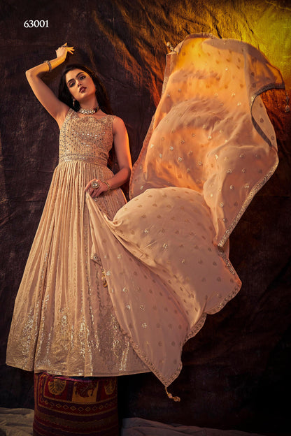 Zoya Vol 3 Designer Occasion Wear Gown D.No 63001 - Anant Exports
