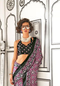 Ajrakh Saree