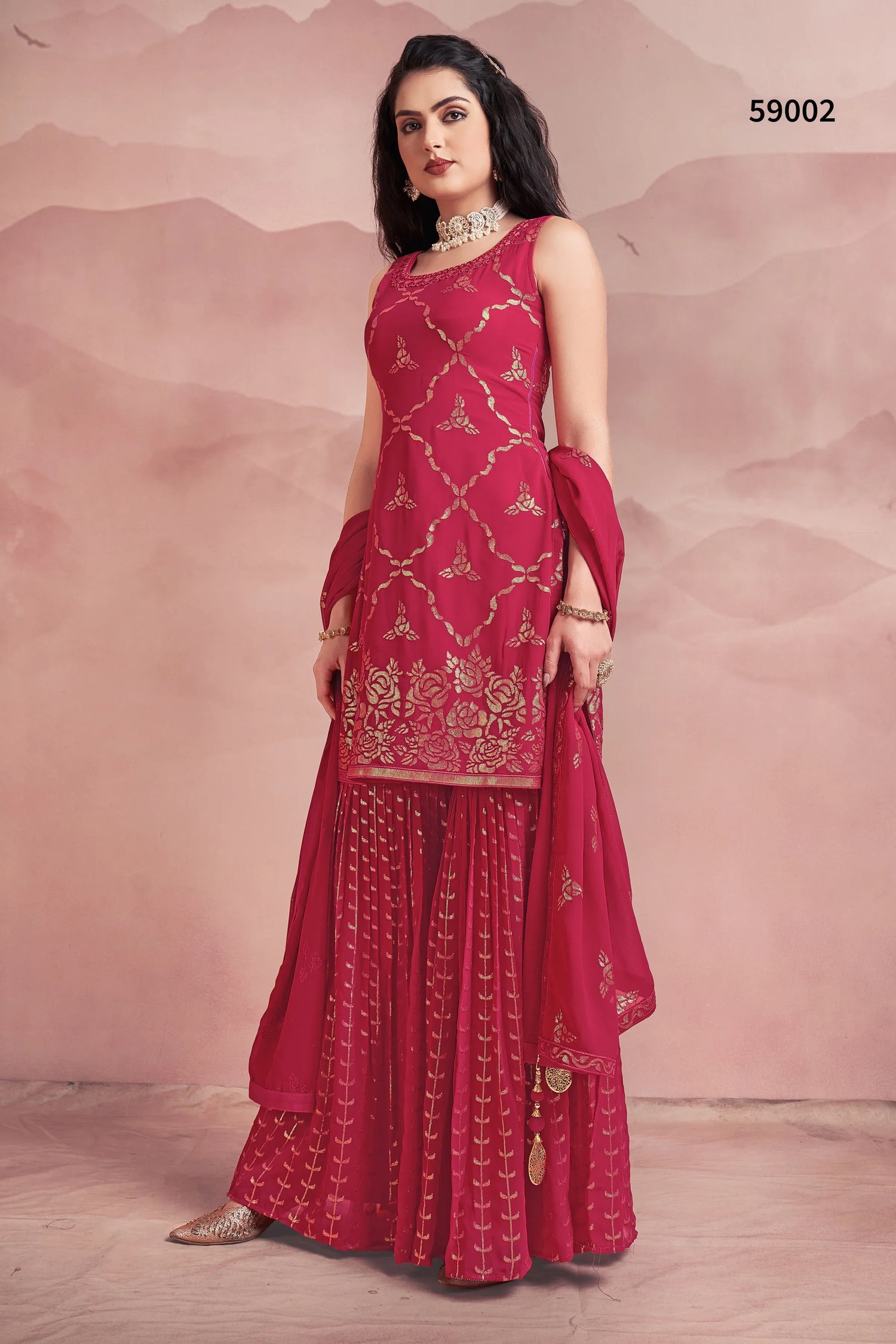 Noorani Vol 7 Designer Occasion Wear Suit D.No 59002 - Anant Tex Exports Private Limited