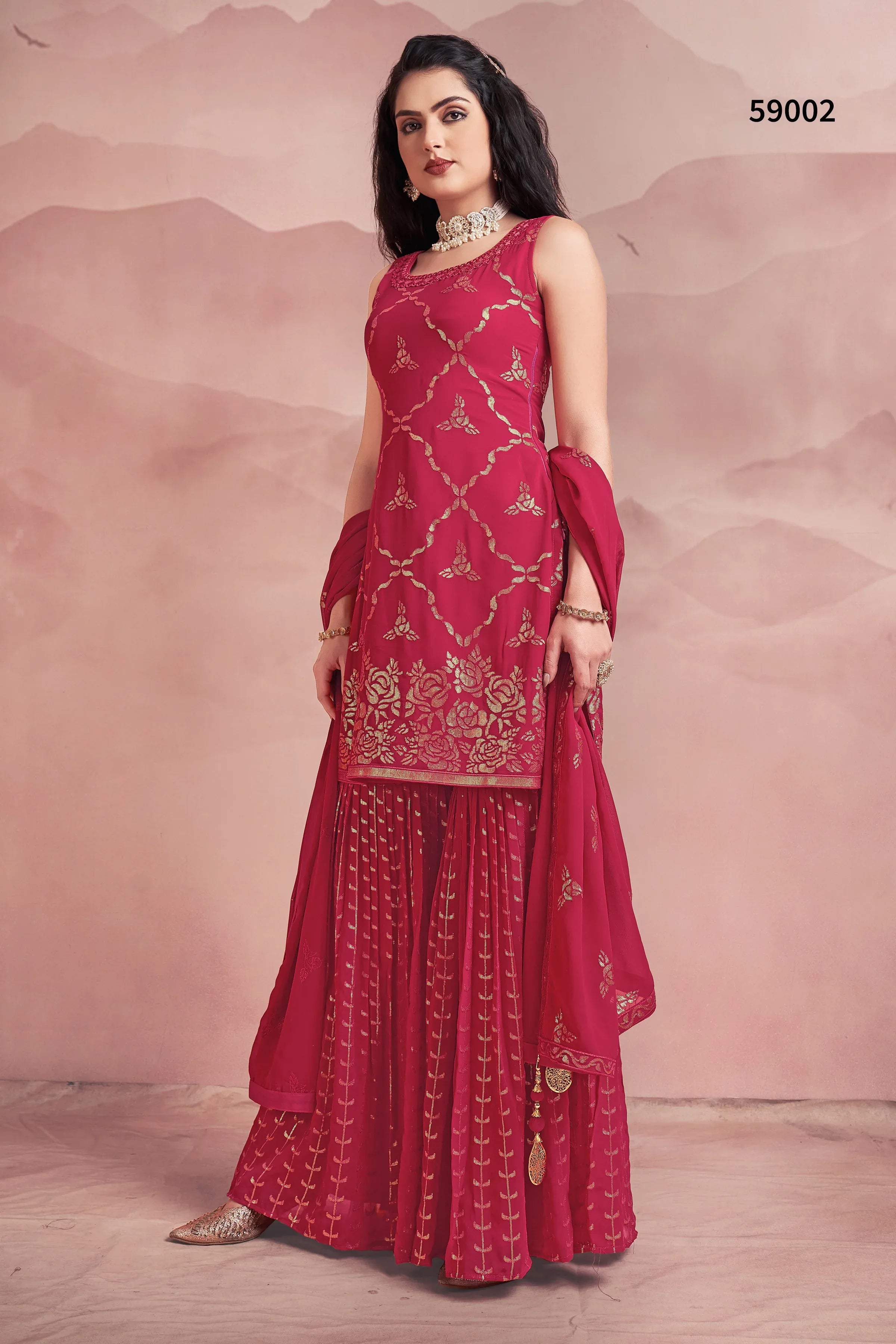 Noorani Vol 7 Designer Occasion Wear Suit D.No 59002 - Anant Tex Exports Private Limited