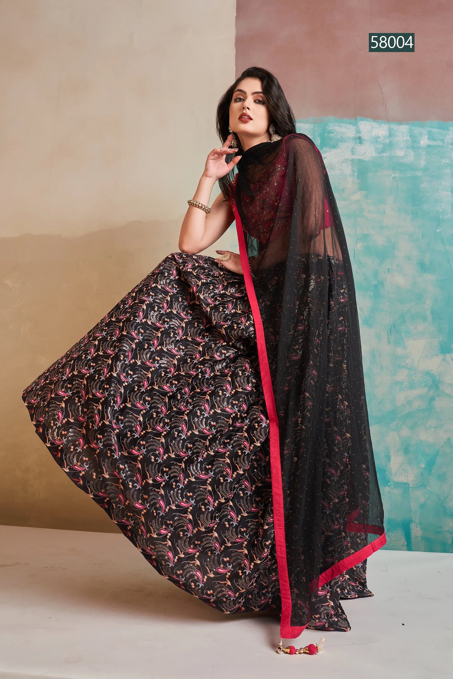 Floral Vol 6 Designer Occasion Wear Lehenga D.No 58004 - Anant Tex Exports Private Limited