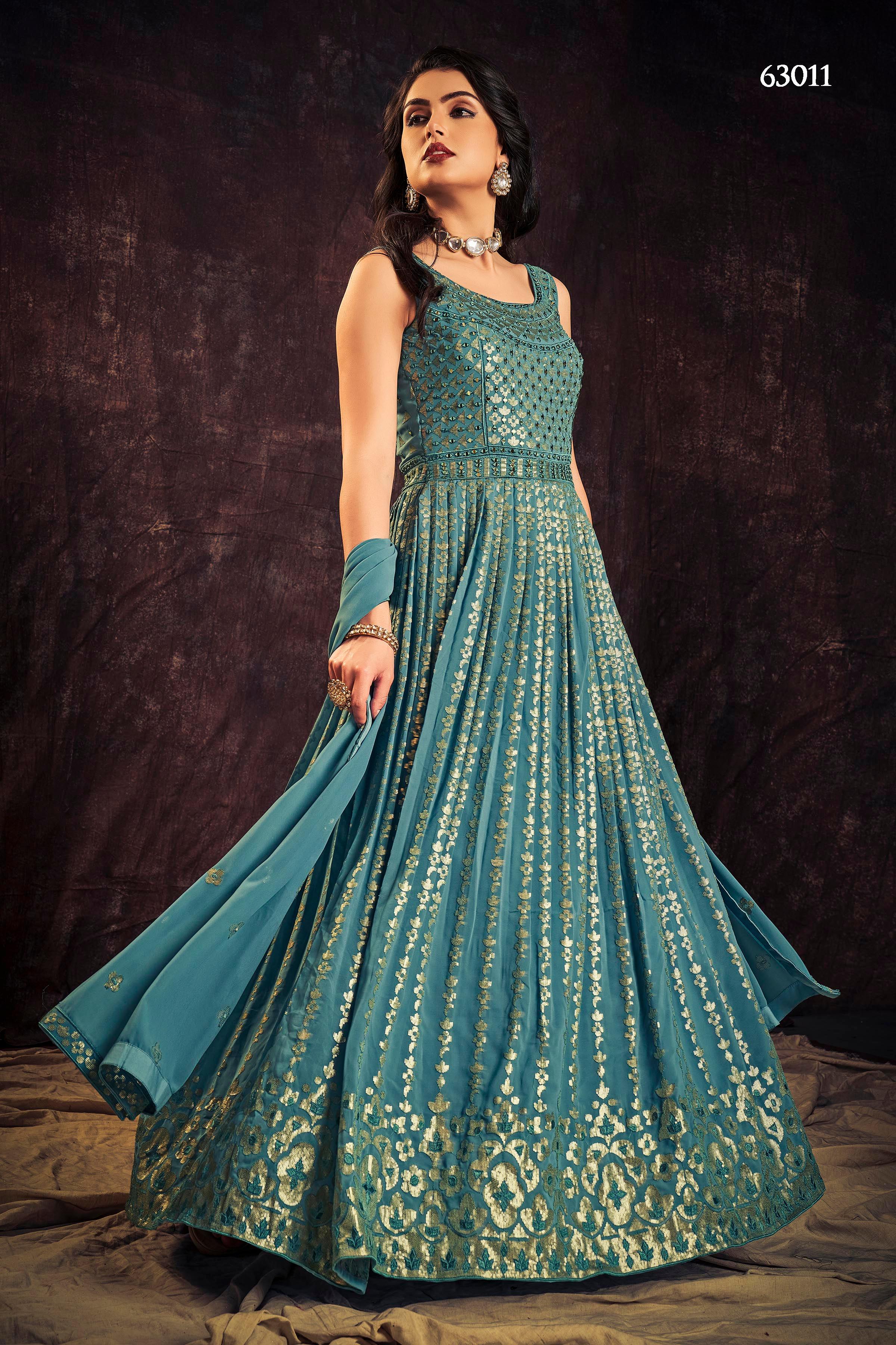 Zoya Vol 3 Designer Occasion Wear Gown D.No 63011 - Anant Exports