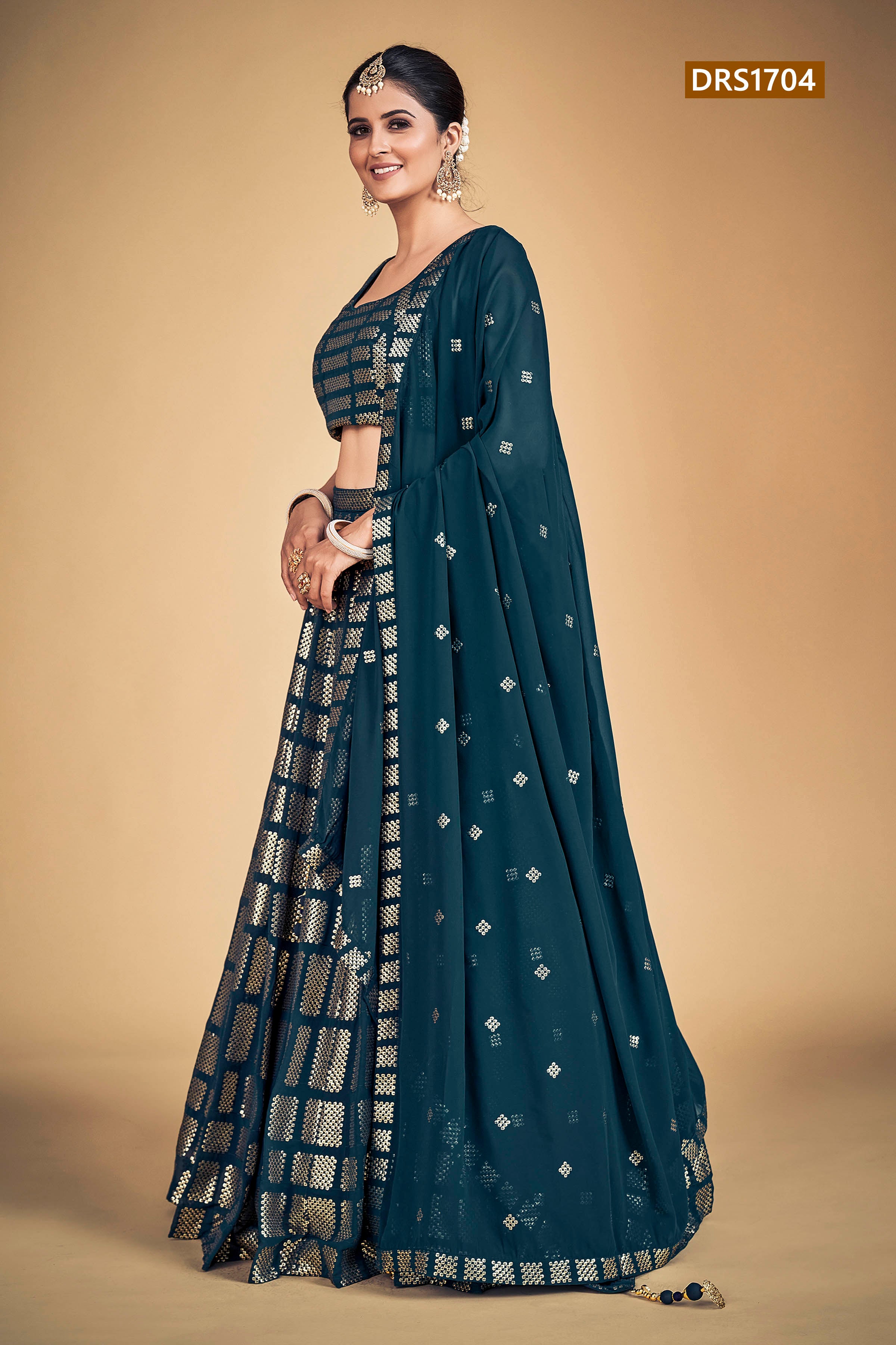 Sophia Designer Fancy Wear Lehenga D.No 1704