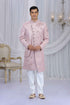 Light Pink Embroidered Art Silk Sherwani for Men Sherwani for Men Anant Tex Exports Pvt.Ltd..