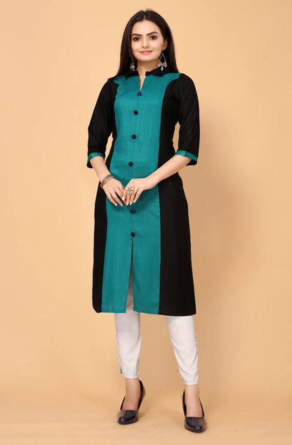 NEMI FESTIVE WEAR RAYON KURTI - Anant Exports