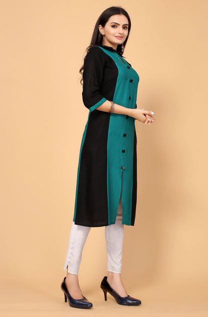 NEMI FESTIVE WEAR RAYON KURTI - Anant Exports