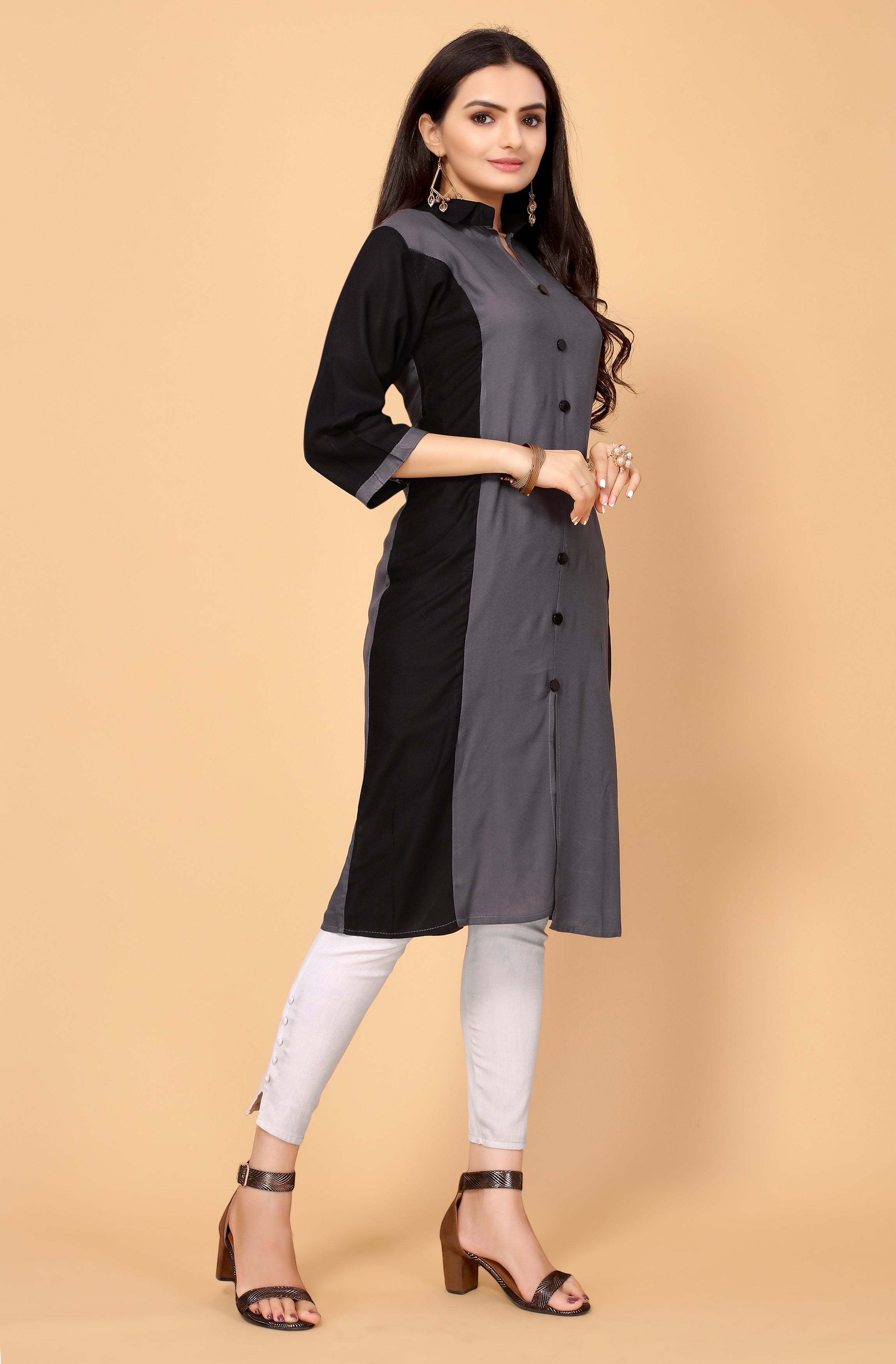 NEMI FESTIVE WEAR RAYON KURTI