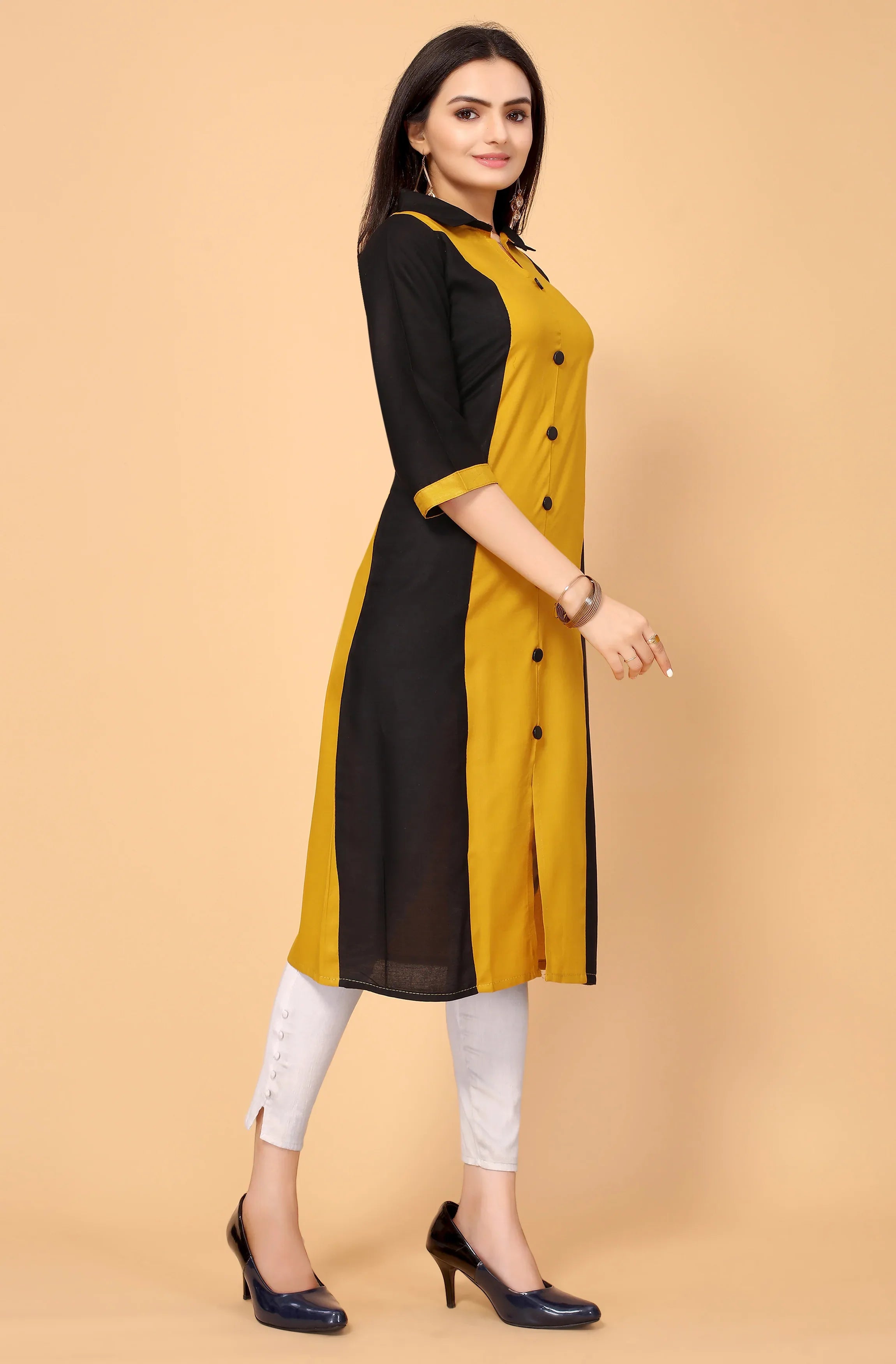 NEMI FESTIVE WEAR RAYON KURTI - Anant Exports