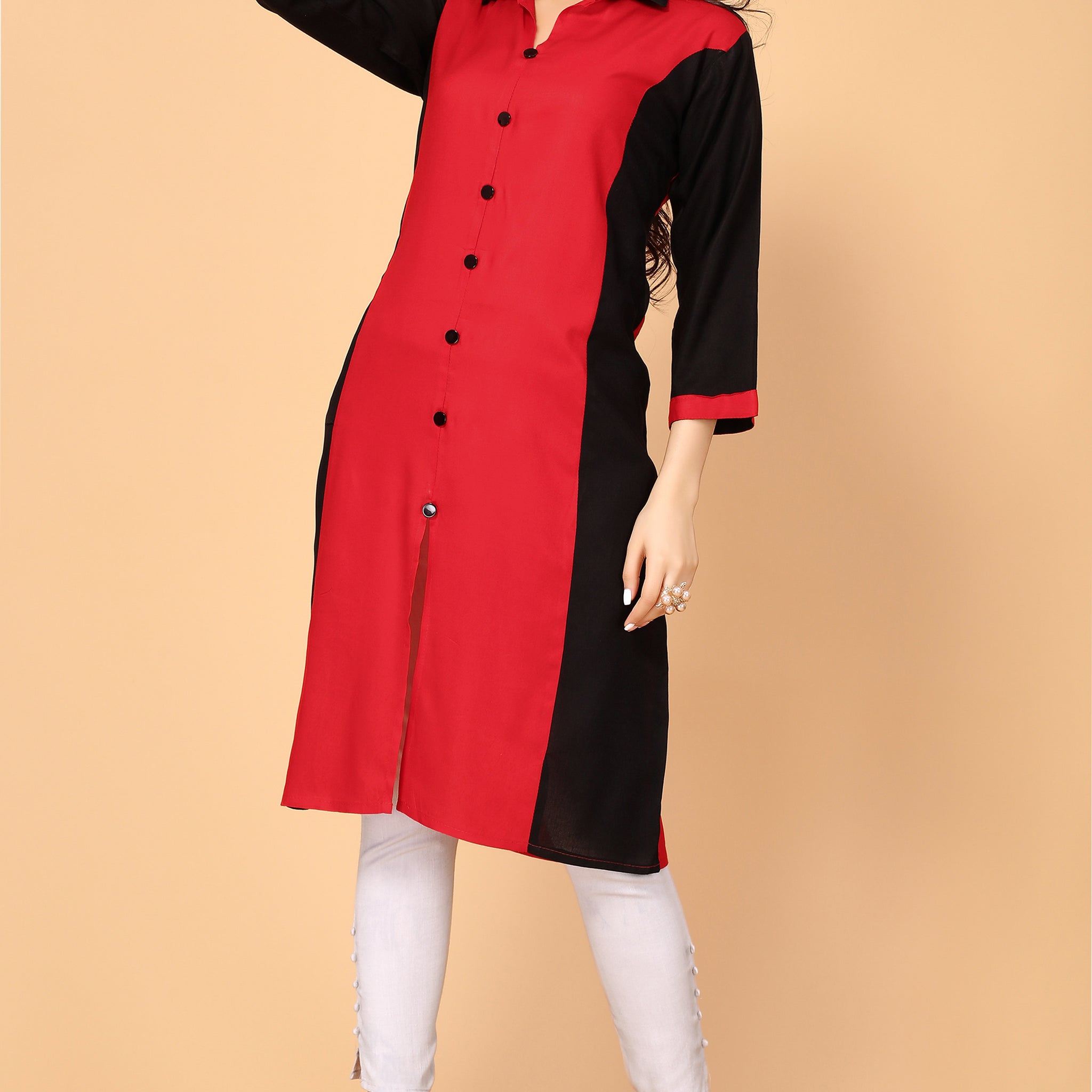 NEMI FESTIVE WEAR RAYON KURTI