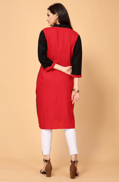 NEMI FESTIVE WEAR RAYON KURTI - Anant Exports