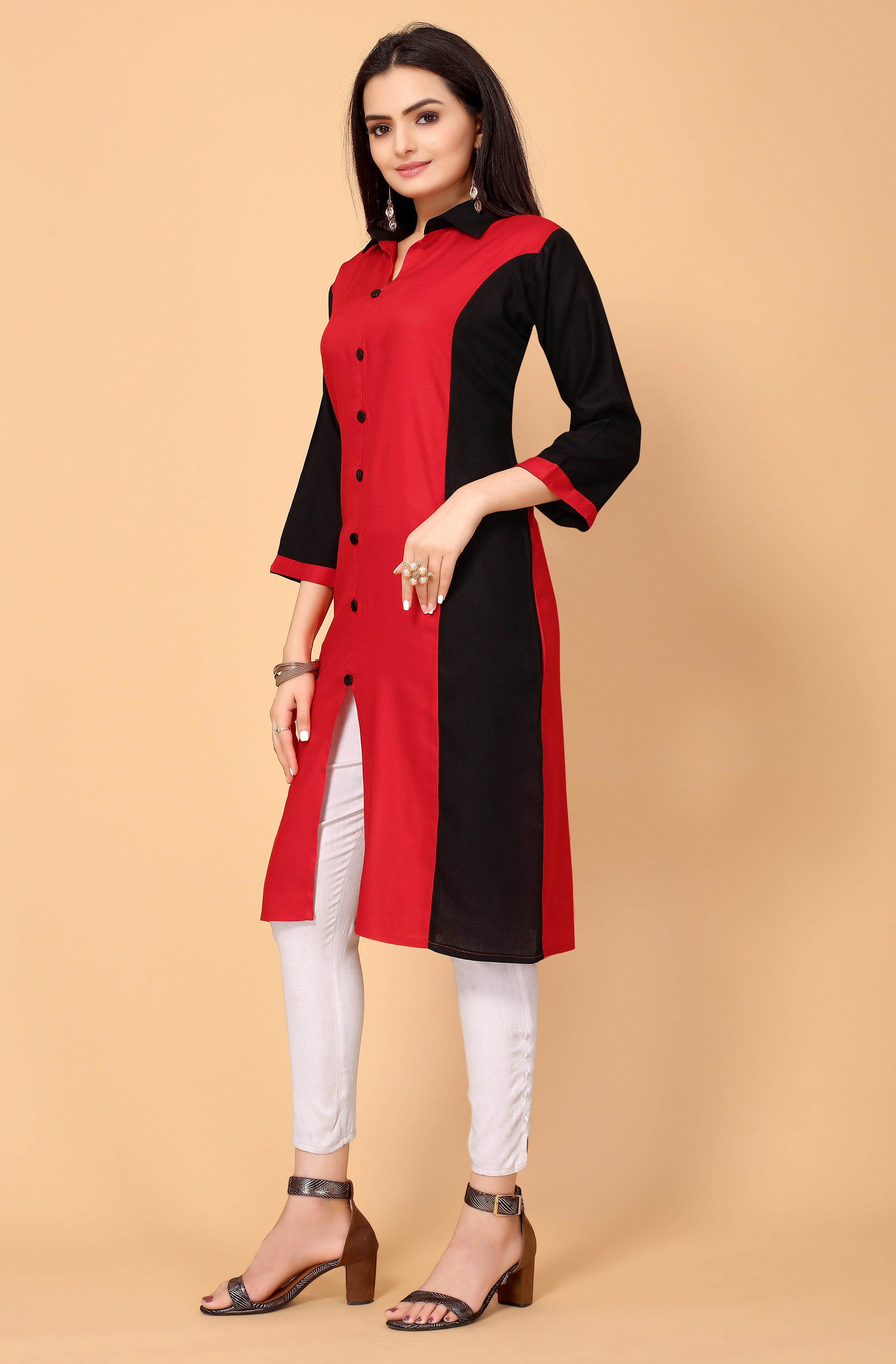 NEMI FESTIVE WEAR RAYON KURTI