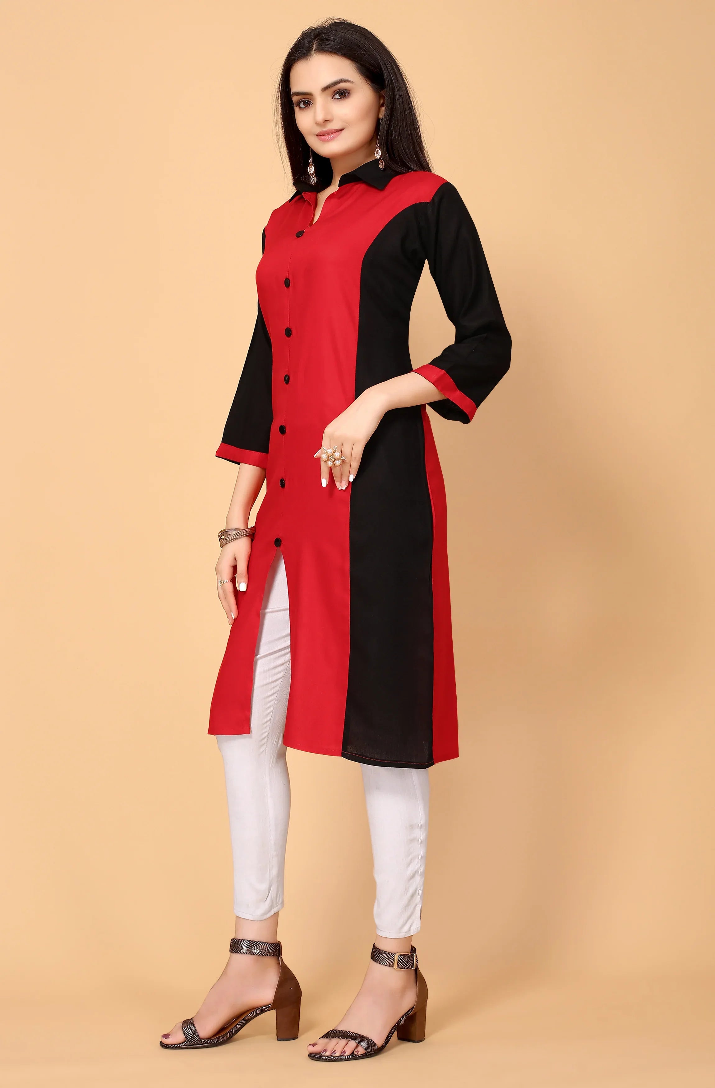 NEMI FESTIVE WEAR RAYON KURTI - Anant Exports