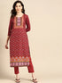 NAINA FESTIVE WEAR POLY CHANDERI KURTI - Anant Exports