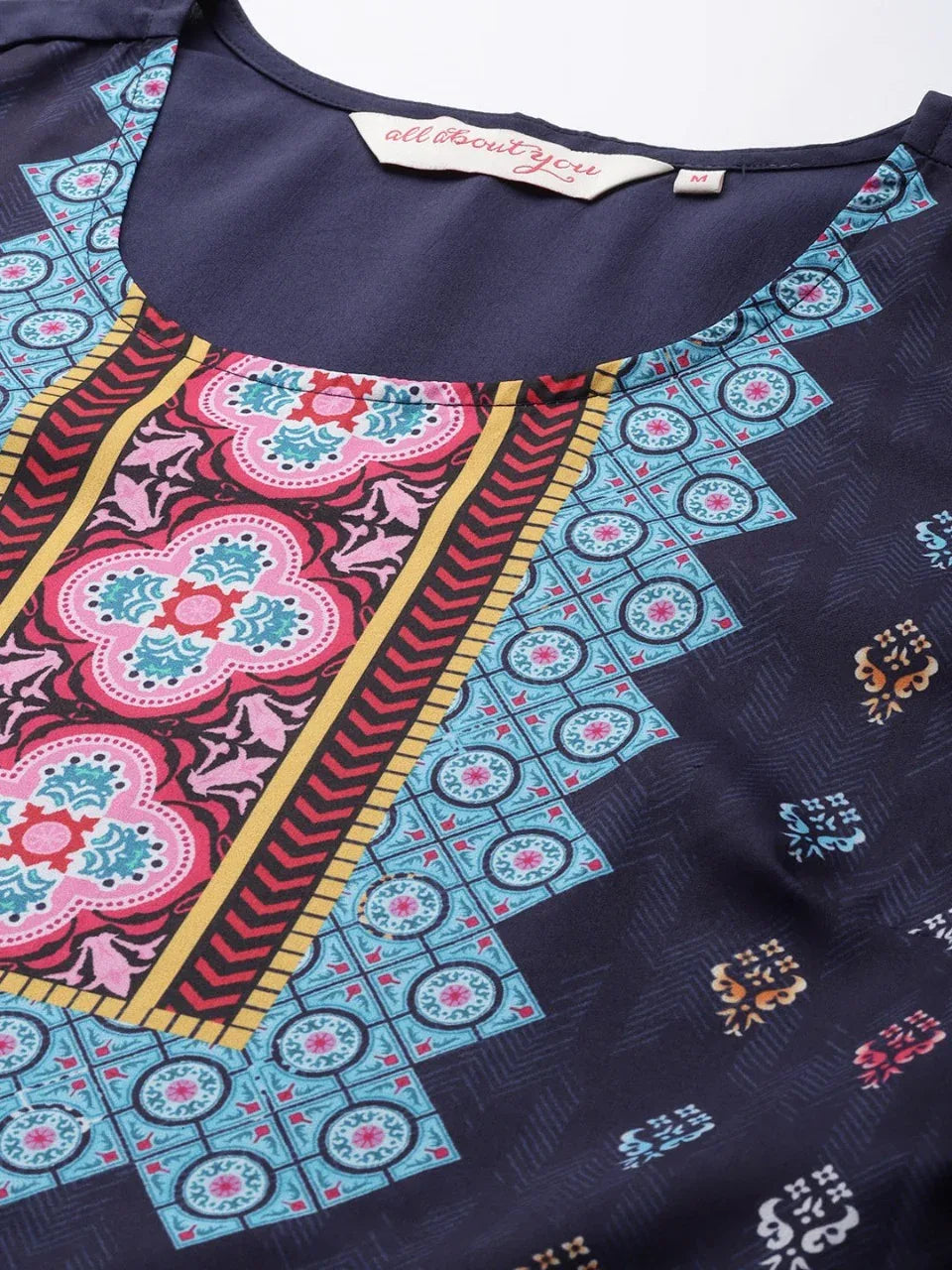 NAINA FESTIVE WEAR POLY CHANDERI KURTI - Anant Exports