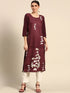 NAINA FESTIVE WEAR POLY CHANDERI KURTI - Anant Exports