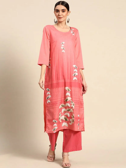 NAINA FESTIVE WEAR POLY CHANDERI KURTI - Anant Exports