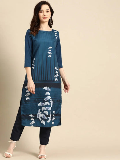 NAINA FESTIVE WEAR POLY CHANDERI KURTI - Anant Exports