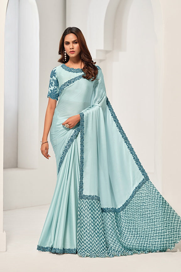 Satin Silk Saree