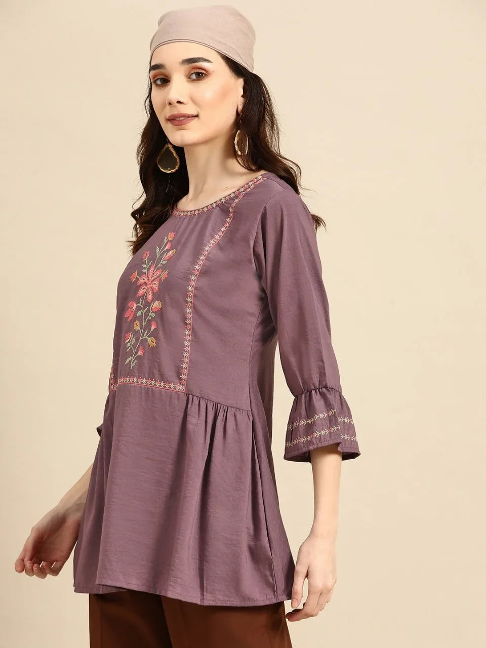 MARINA FANCY WEAR SHORT TOP - Anant Exports