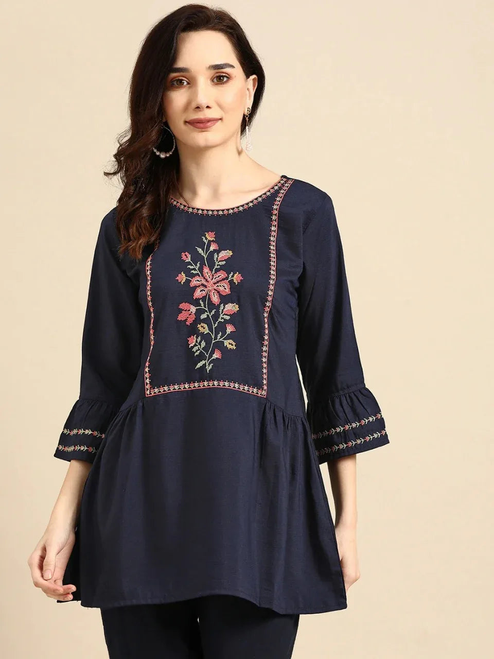 MARINA FANCY WEAR SHORT TOP - Anant Exports
