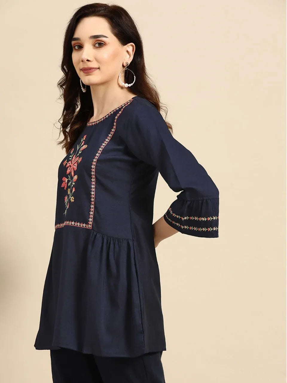MARINA FANCY WEAR SHORT TOP - Anant Exports