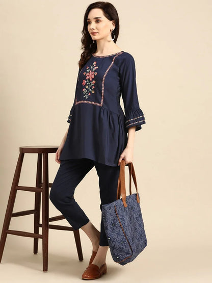 MARINA FANCY WEAR SHORT TOP - Anant Exports