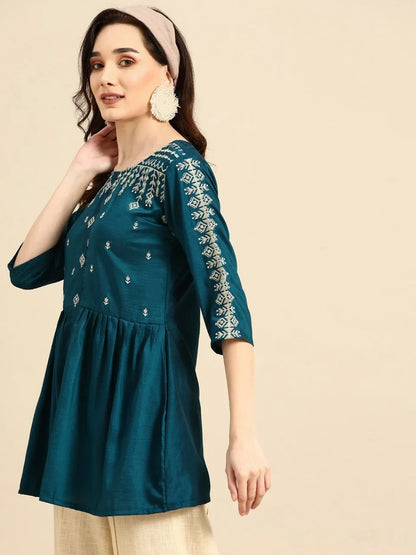 MARINA FANCY WEAR SHORT TOP - Anant Exports
