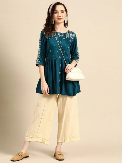 MARINA FANCY WEAR SHORT TOP - Anant Exports