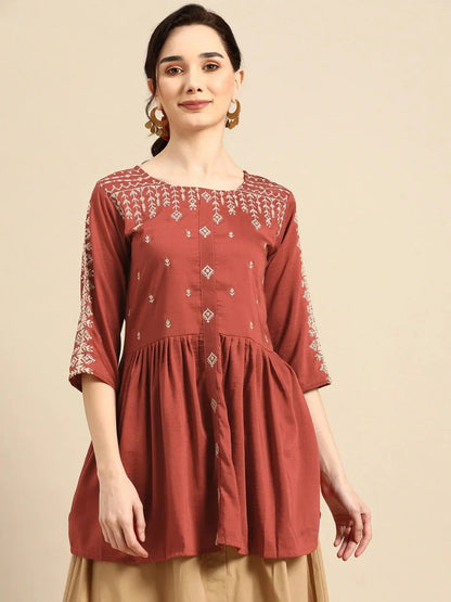 MARINA FANCY WEAR SHORT TOP - Anant Exports