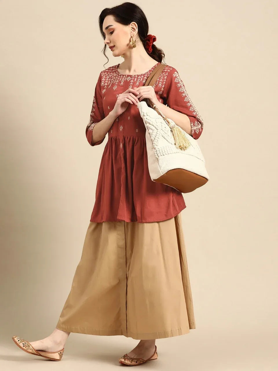 MARINA FANCY WEAR SHORT TOP - Anant Exports