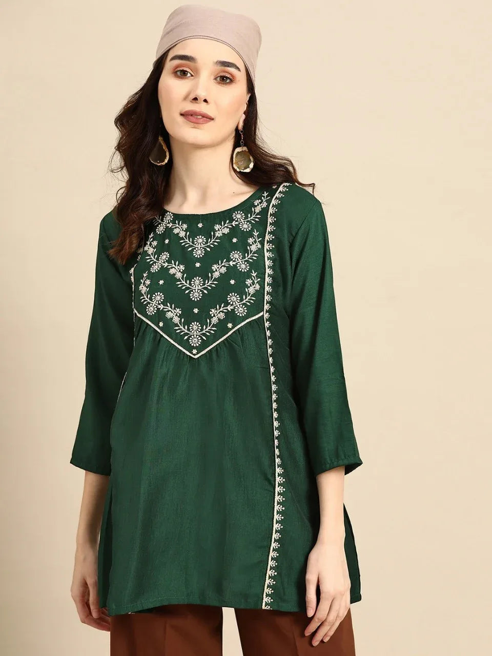 MARINA FANCY WEAR SHORT TOP - Anant Exports