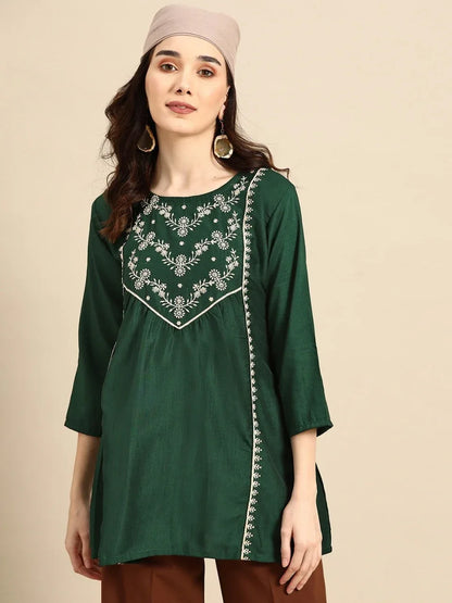 MARINA FANCY WEAR SHORT TOP - Anant Exports