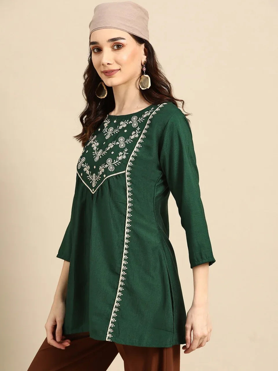 MARINA FANCY WEAR SHORT TOP - Anant Exports