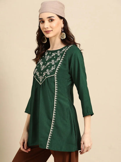 MARINA FANCY WEAR SHORT TOP - Anant Exports
