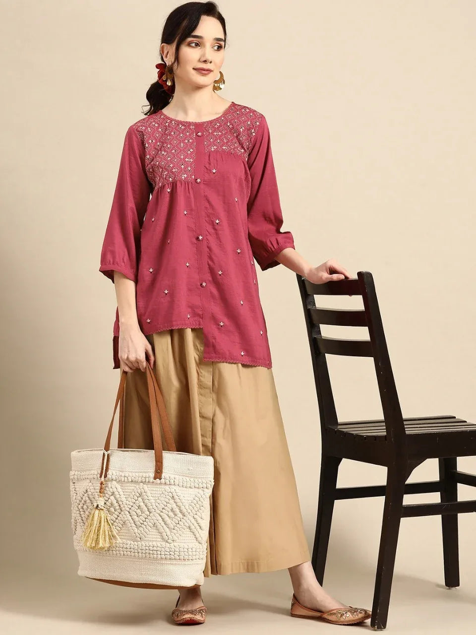 MARINA FANCY WEAR SHORT TOP - Anant Exports