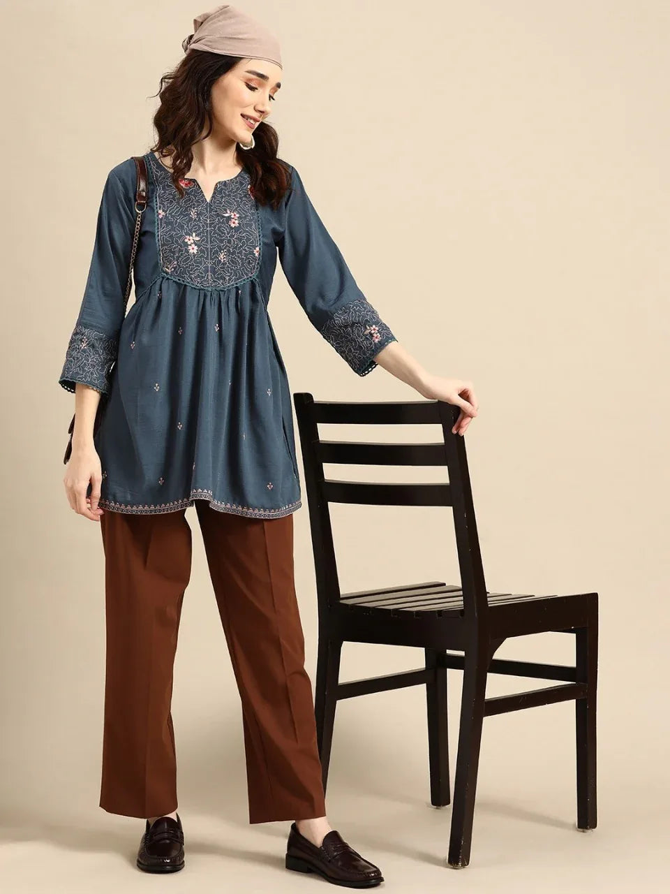 MARINA FANCY WEAR SHORT TOP - Anant Exports