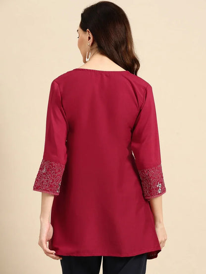 MARINA FANCY WEAR SHORT TOP - Anant Exports